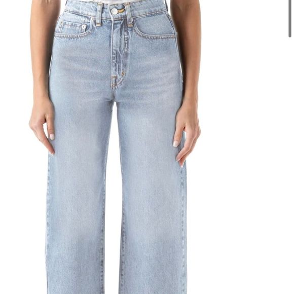 Modern American Anthropologie savannah high waist wide leg 27 - Picture 2 of 13